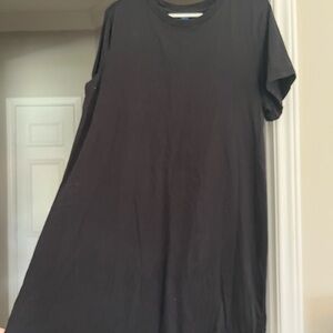 Old Navy Black T-Shirt Dress